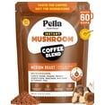 thumbnail image 1 of Pella Nutrition Organic Mushroom Instant Coffee (60 Servings) with 7 Superfood Mushrooms, Great Tasting, Includes Lion's Mane, Reishi, Chaga, Cordyceps, Shiitake, Maitake, and Turkey Tail, 1 of 5