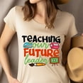 thumbnail image 4 of Kids Back to School T-Shirt | Our Future Leader Graphic Tee for Boys Girls, Black, Size 3XL, 4 of 6