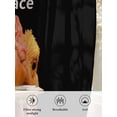 thumbnail image 6 of Sheer Curtains 84 Inches Long 2 Panels Set for Living Room, Funny Chicken Semi Sheer Curtains for Windows, Welcome To OUR Place Modern Retro Voile Window Treatments Rod Pocket Curtain, 6 of 7