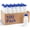 White, variant on 100 Pack Reusable Squeeze Water Bottles for Kids and Sports Teams, Leak Resistant Caps, Dishwasher Safe Bulk Set, Clearw