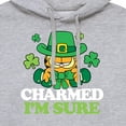thumbnail image 3 of Garfield - Charmed I'm Sure - Men's Pullover Hooded Fleece Sweatshirt, 3 of 5