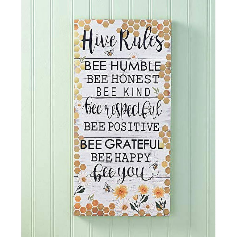 Bee Kind Wall Sign, Wall Decor, Bee Decor, Bee Sign, Bee Themed