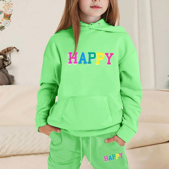 SNKSDGM Girls Easter Outfit Baby Girl 6-9 Months Outfits Baby Girl Long Sleeve Child Toddler Boys Girls 2 Pieces Sweatsuits Ocean Graphic Pullover Hoodie Tops and Sweatpants Fashion Tracksuit Set 130
