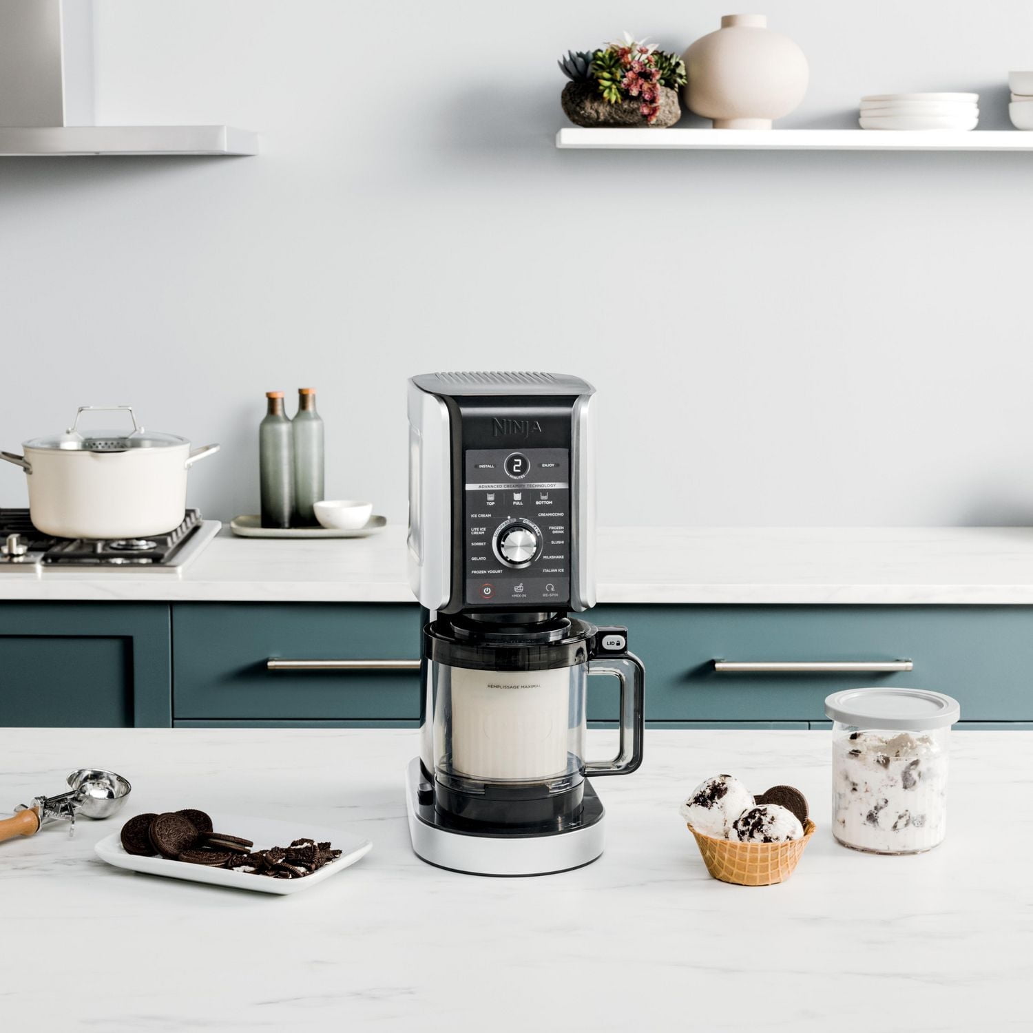 Ninja® CREAMi® Deluxe 11-in-1 Ice Cream and Frozen Treat Maker, Ice Cream Maker