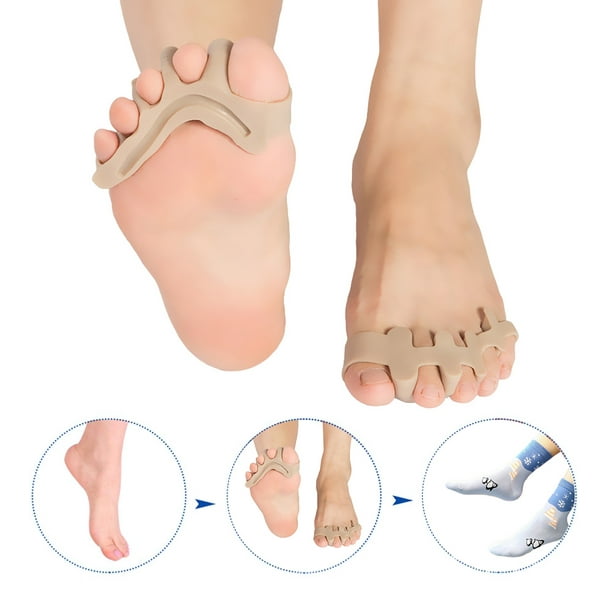 Silicone Toe Separators Straightener Toe Corrector Spacer Spreader  Stretchers for Bunion Hammer Toes Toe Correction