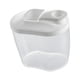 thumbnail image 2 of Contenedor de almacenamiento de alimentos hermético a prueba de polvo, organizador de cocina y despensa para el hogar Blanco Pequeño, 2 of 9