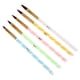 thumbnail image 5 of Juego de 5 pinceles para esculpir con mango acrílico para aplicación de líquidos y polvos Kit profesional para decoración de uñas con gel UV, 5 of 8