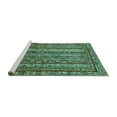 thumbnail image 2 of Ahgly Company Machine Washable Indoor Rectangle Abstract Turquoise Blue Modern Area Rugs, 2' x 3', 2 of 4