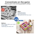 thumbnail image 5 of Traditional Boho Style Rubber Game Room Cover 31.5 Inch Square Large Mahjong Table Mat with Non-Slip Backing and Noise Dampening for Tiles and Cards, 5 of 7