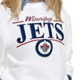 thumbnail image 3 of Women's Starter White Winnipeg Jets Arch Stripe Fleece Sweatshirt, 3 of 3