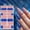 D-5D Home Decor, variant on JJV Fourth of July Press on Nails Short Square Fake Nails with Lines Glitter Sequins Star Striped Graphic, 16 Sizes for All Fingernails DIY Manicure, Red Blue and White False Nails for Women