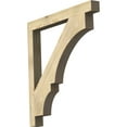 thumbnail image 2 of Ekena Millwork 4"W x 44"D x 44"H Balboa Block Rough Sawn Bracket, Douglas Fir, 2 of 25