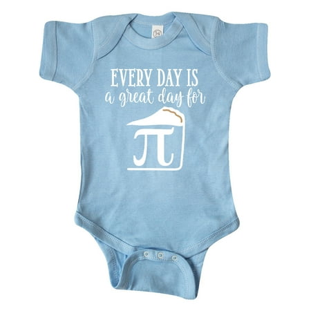 

Inktastic Pi Day Funny Math Pie Slice Gift Baby Boy or Baby Girl Bodysuit