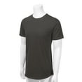 thumbnail image 2 of Allsense Men's Lightweight Color Longline Modern Fit T-Shirt Short Sleeve Warmgrey 3XL, 2 of 3