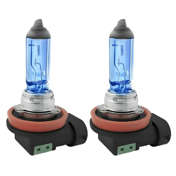 HIBIBUD 2Pcs H11 Halogen Headlight Bulbs Fog Lights 12V 55W White 5000K Super Bright Universal Car Light Headlamp Replacement Parts
