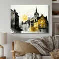 thumbnail image 2 of Designart Old Quebec Cityscape I Canvas Wall Art, 2 of 5