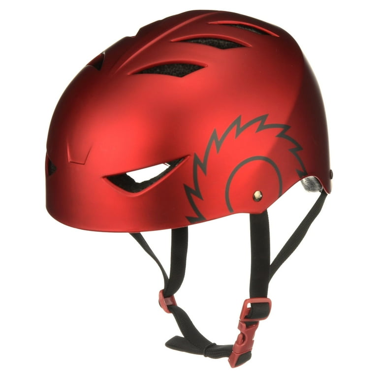Red bike helmet youth cheap
