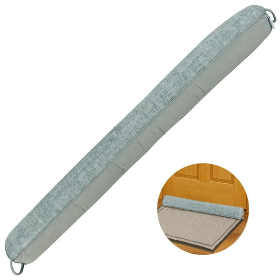 Weighted Door Draft Stopper, Under Door Draft Stopper 92 cm/36.22" for Bottom of Door, Linen Fabric, Draft Guard for Doors and Windows, Noise Reduction, Energy Saving