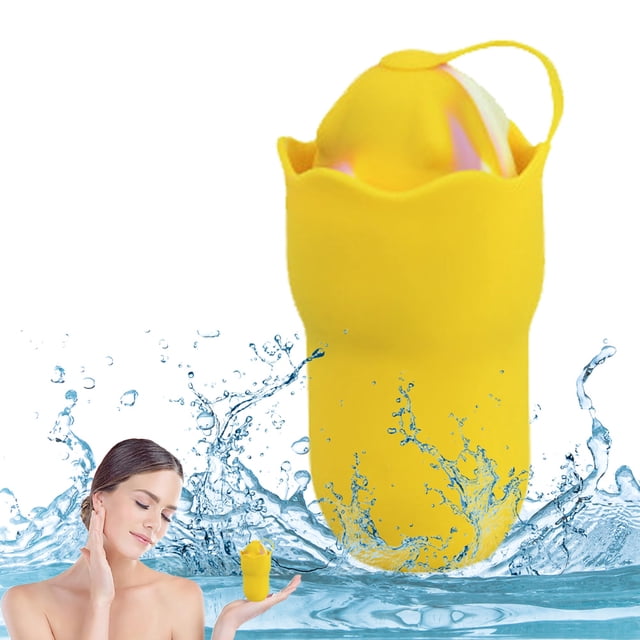 Molde de rodillo de hielo, molde facial de hielo mejorado para el cuidado de la piel de la cara y los ojos, molde de hielo facial de silicona reutilizable para aclarar la piel de la cara y apretar