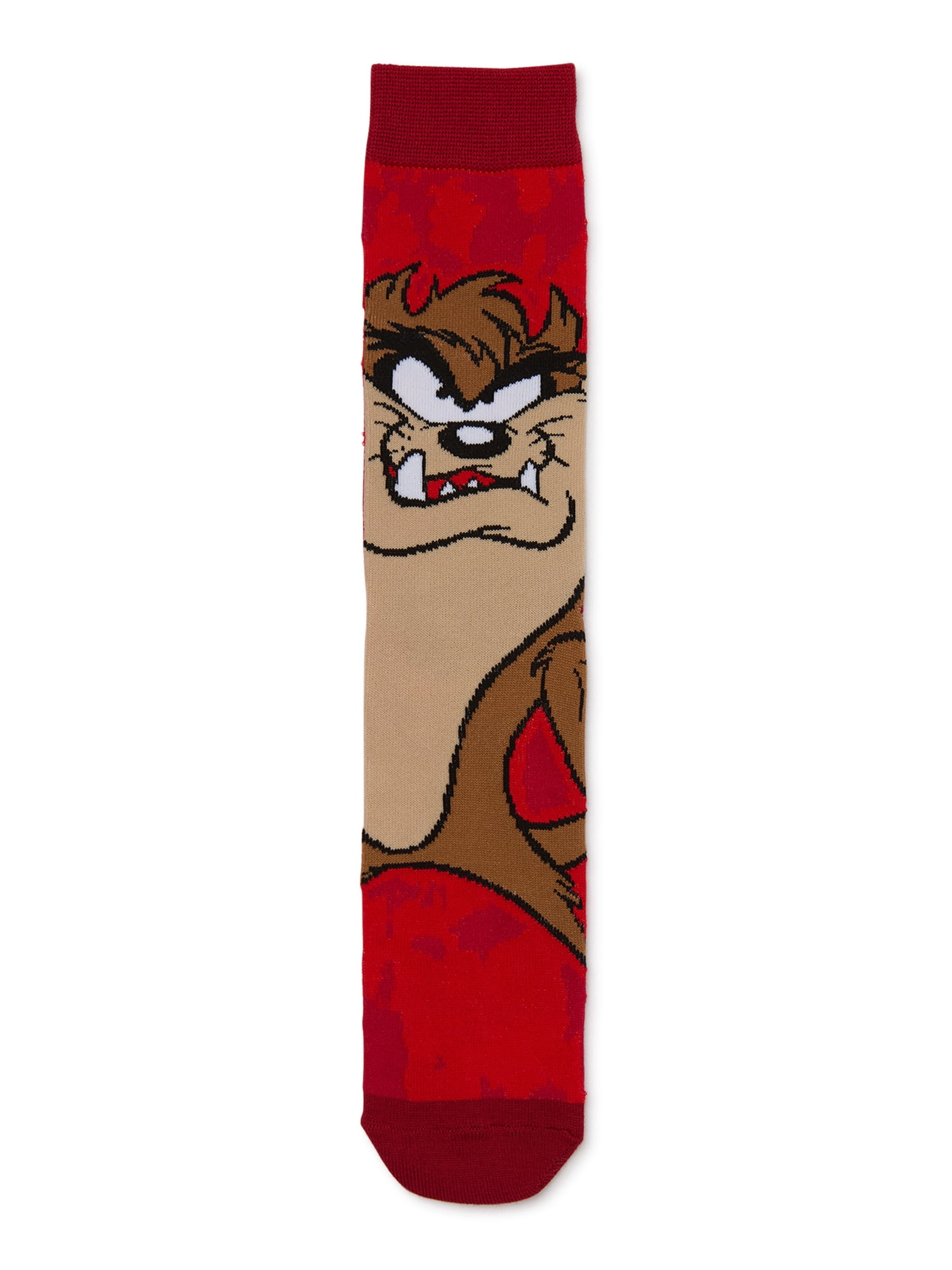 Looney Tunes Mens Crew Socks, 6-Pack