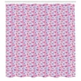 thumbnail image 3 of Ambesonne Purple Shower Curtain, Sentimental Composition, 69"Wx84"L, Multicolor, 3 of 3