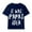 Blue, variant on Little Boys Girls Graphic Tshirt Soft Breathable Funny Letter Print T-Shirt Comfy Summer Going Out Daily Wear Tee，sizes 5-6Y