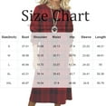 thumbnail image 2 of Women's Plaid Pocket Dress, Long Sleeve Shirt Style Midi Dress, Practical Yet Stylish Dress for Autumn or Commute, Blue - S, 2 of 3