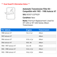 thumbnail image 2 of Automatic Transmission Filter Kit - Compatible with 1983 - 1988 Autocar AT 1984 1985 1986 1987, 2 of 2