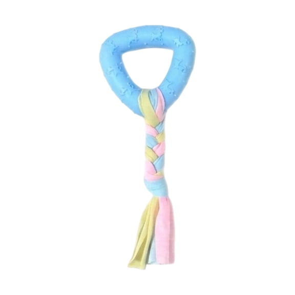 Pet Dog Toys, Dog Tug of War Toys, Interactive Dog Toys, Dog Dental Chew, Blue 7X3 Inch Braided Rope Dog Pull Toys, Durable for Oral Puppies, Fits Small Medium Large Breeds for