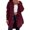 Red, variant on Women'S Cardigans Fall Shirts Thin Linen Trench Coats Button Stand Solid Color Long Sleeve Mid Length Jackets Cardigans For Women