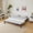 Antique Espresso, variant on Zimtown 12" Solid Wood Platform Bed with Wooden Slats, King, Natural Pine, Natural Wood Color