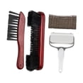 thumbnail image 1 of facefd Durable Billiards Pool Table Brush Set Cleaning Brushes Pool Table Cleaner Red 4PCS, 1 of 5