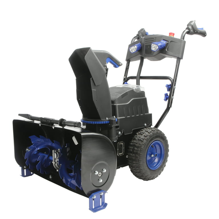 Snow Joe ION8024-XRP Cordless Two Stage Snow Blower, 24-Inch · 80 Volt · 2  x 6 Ah Batteries