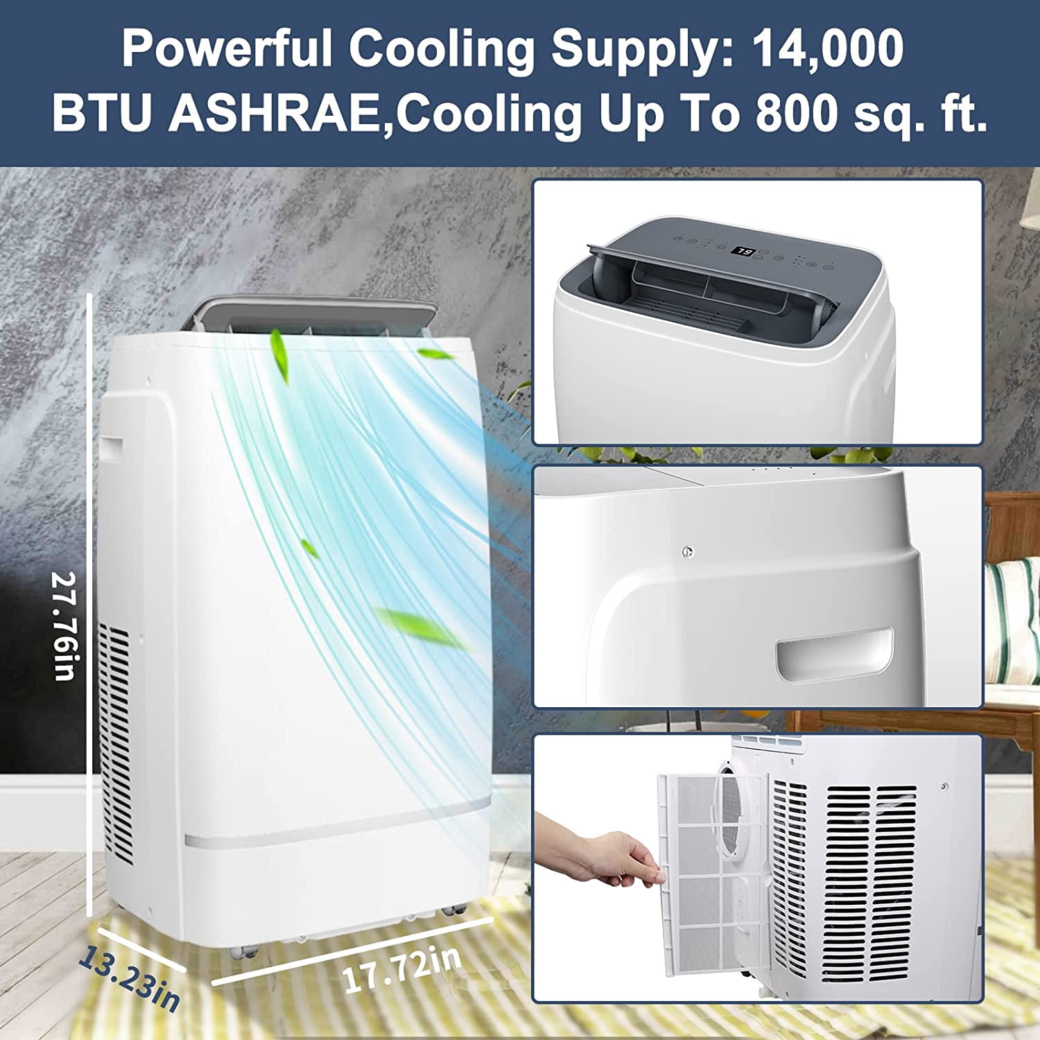 800 sq ft ac unit