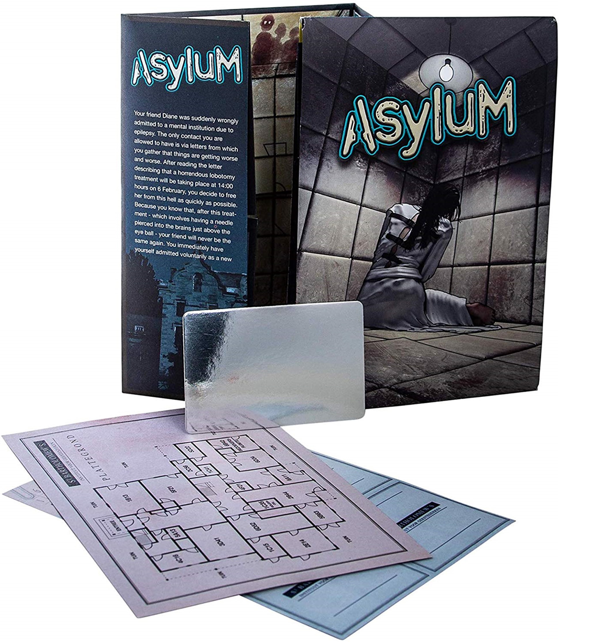  Escape Room The Game – 2 Player Horror Edition with 2 Games   Solve The Mystery Board Game for Adults and Teens : Identity Games  [www.identity games.com]: Toys & Games