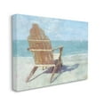 thumbnail image 3 of Stupell Industries Beach Chair by Shore Nature Painting Gallery Wrapped Canvas Print Wall Art, 30 x 24, 3 of 7