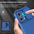 thumbnail image 6 of for Xiaomi Redmi Note 12 5G Case (Not 4G) with Slide Camera Cover, [Military Drop Protection] Hard Back & Soft Edge Phone Case with Stereo Bracket for Redmi Note 12 5G/ Poco X5 LTT Blue, 6 of 18
