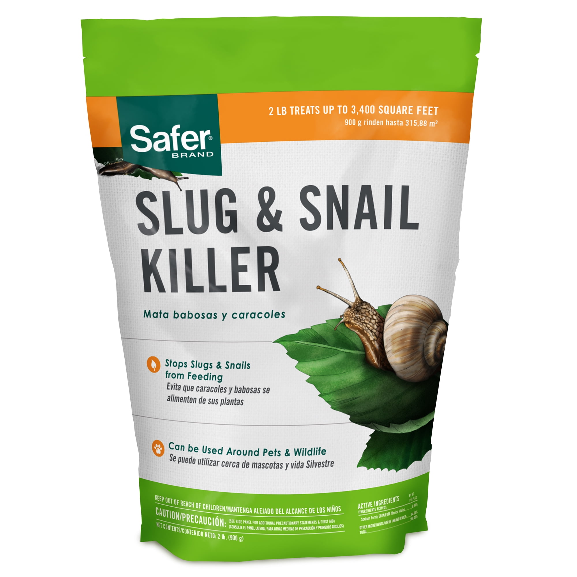 Safer Brand Slug & Snail Killer Bait Granules - 2 lb