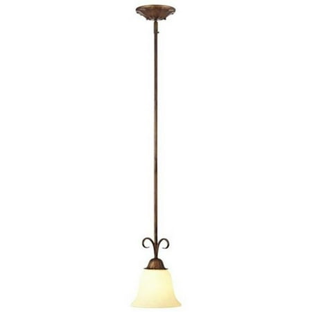 

Westinghouse 6220900 Regal Springs One Light Indoor Mini Pendant Ebony Gold