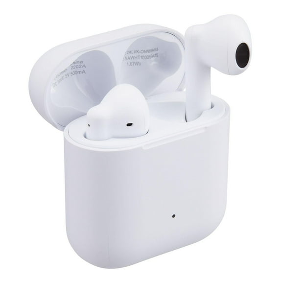 onn. Wireless In-Ear Earphones with Environmental Noise Cancellation Microphone & Charging Case