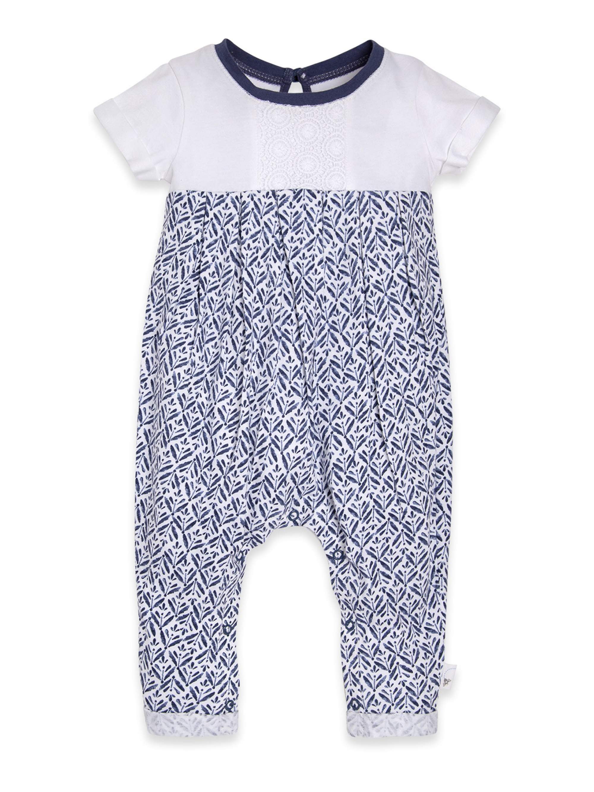 Toddler Baby Girls Bodysuit Short-Sleeve Onesie Hot Air Balloon Print Rompers Summer Pajamas