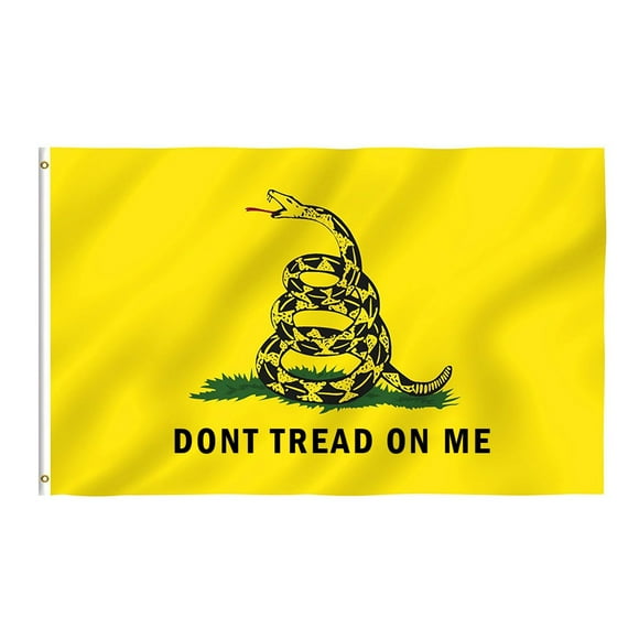 PVCS New Yellow Snake Tea Party Culpeper Dont Tread On Me Flag 3x5FT Banner for Home Decor