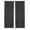 Black,55.12X44.88", variant on Sheer Lace Curtains, 1 Panels Long Victorian Floral Sheer Curtains, 55.12X83.86" Light Filtering Curtain, Embroidered Leaf Patterned Drapes, Window Curtains for Living Room Bedroom Decoration