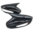 thumbnail image 2 of Acaigel Carbon Fiber Look Ox Horn Rear View Mirror Cover Trim For Hyundai Sonata 2011-2014, 2 of 4