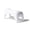 All White 7.5", variant on TUSHY New Ottoman Go Toilet Stool - White 7” Inch Tall, Anti Slip Step for Bathroom, Squat and Poop Stool