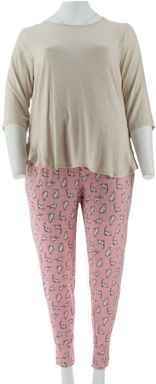 Cuddl Duds Softwear Stretch Jogger Pajama Set Women's A310287 Walmart
