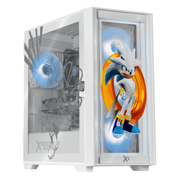 PC Gamer Xtreme PC Gaming NVIDIA GeForce RTX 5060 AMD Ryzen 7 5700 32GB SSD 1TB WIFI Sonic Silver Ring gaming 1080p, estudios y multitarea