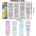 thumbnail image 2 of Custom PVC Plastic Clear Stamps for DIY Scrapbooking Photo Album Decorative Cards Making Bookmark 160x110mm, 2 of 9