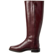 Stuart Weitzman Leather Knee-High Riding Boot, 7, Red
