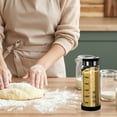 thumbnail image 4 of Seasoning Shaker Jar - 4 Adjustable Hole Plastic Spice Dispenser - Glass Bottle Kitchen Condiment Shaker - 300ML, 4 of 7